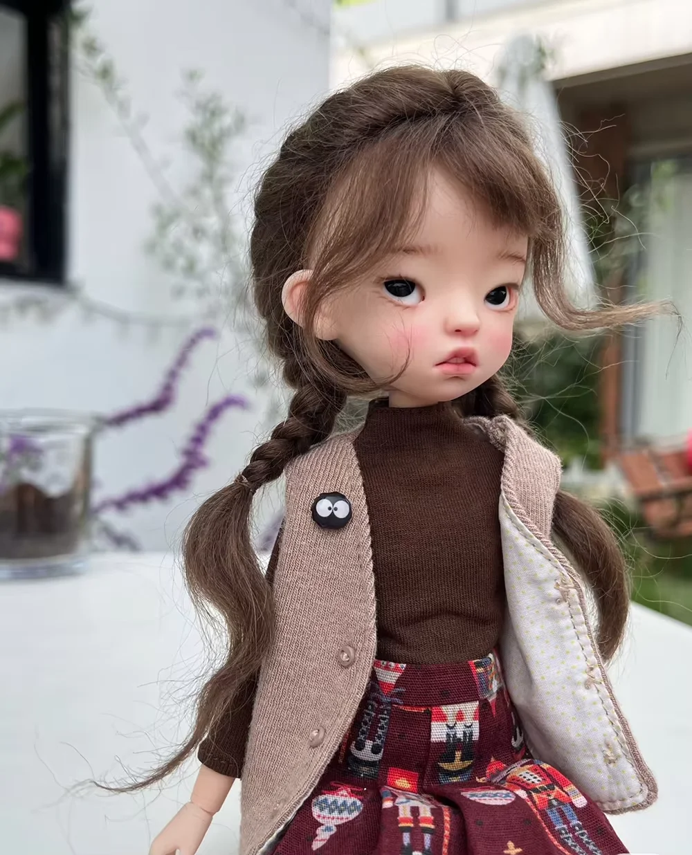

BJD original doll 1/6 bailu girl SD doll slim birthday gift dolls in offers crafted dolls in stock make up free shipping