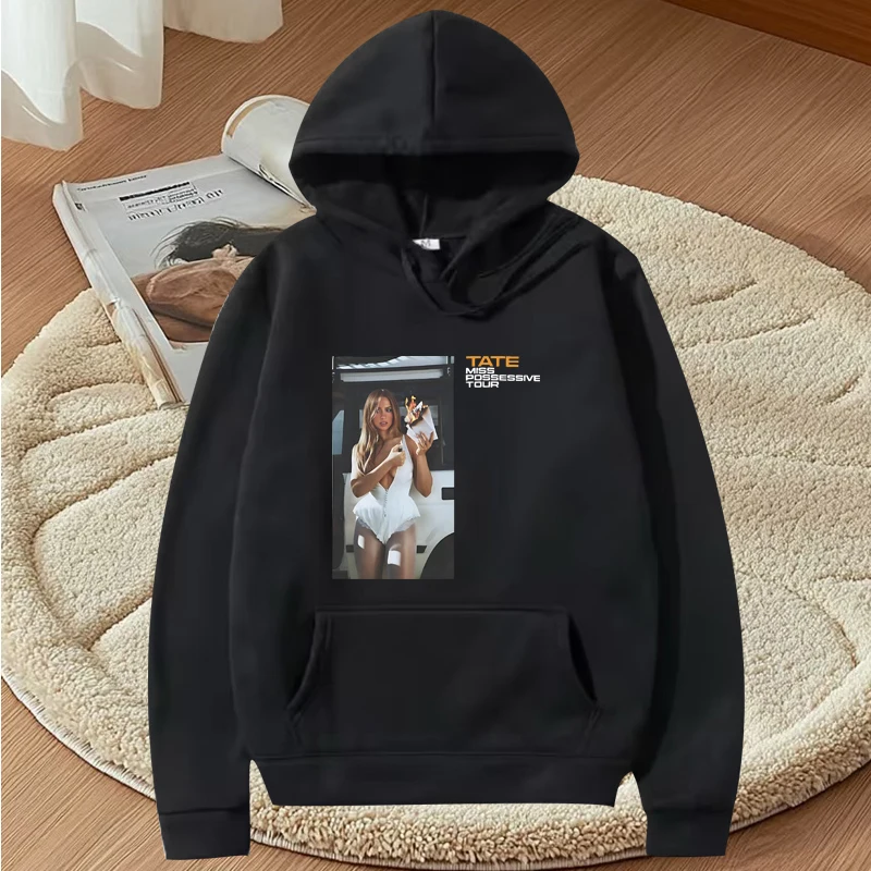 

Tate McRae Miss Possessive Tour graphic hoodie men ’s women vintage Long sleeve fashion streetwear print oversized hoodie unisex