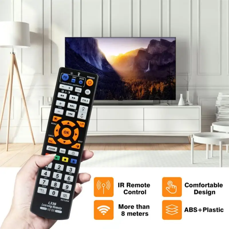 Kebidumei Wireless Universal Smart IR Remote Control Controllers With Learning Function for TV STB DVD SAT DVB HIFI TV BOX L336