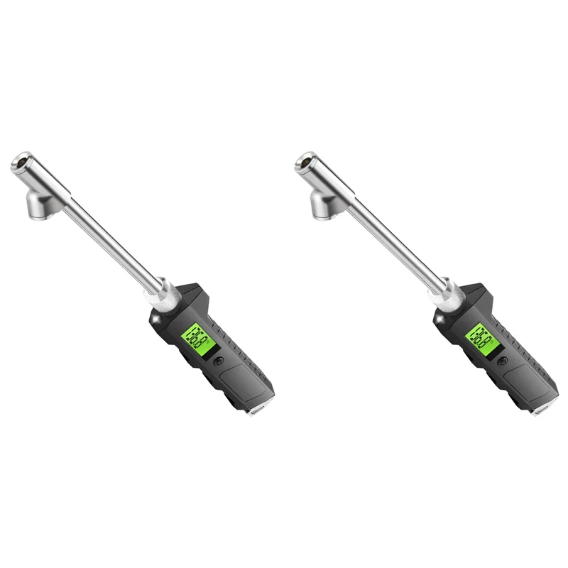

A03Q-2X Illuminated Heavy-Duty Truck Tire Pressure Gauge With LCD Luminous Display Dual-Head Digital Tire Pressure Gauge