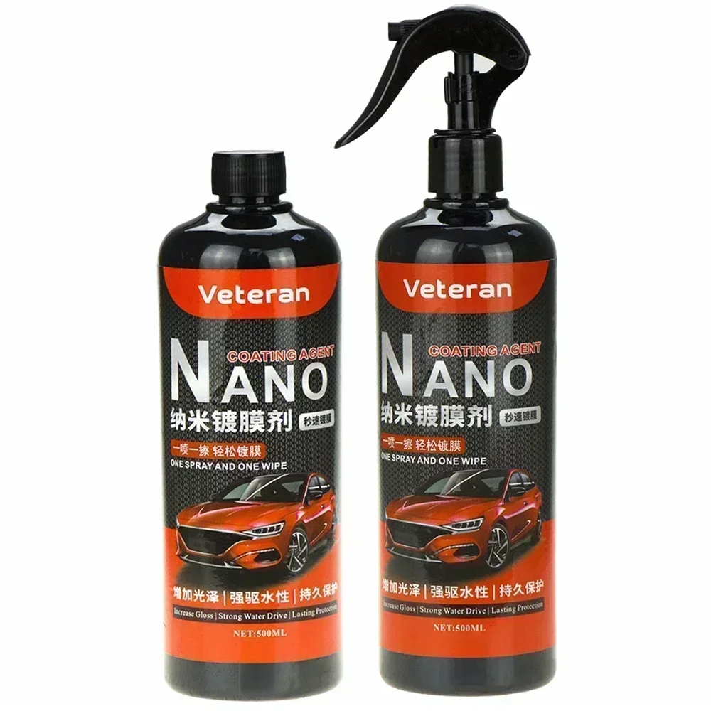 500ML/250ML 9H Twardość Car Detailing Powłoka ceramiczna Produkty samochodowe Powłoka ceramiczna Nano Glass Plated Crystal Car Polish