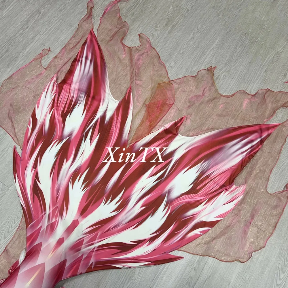 NEW Woman Mermaid Tail with Yarn For Swimming Show Adult Swimsuit Can Add Monofin For Beach Diving Model Photoshooting Dress