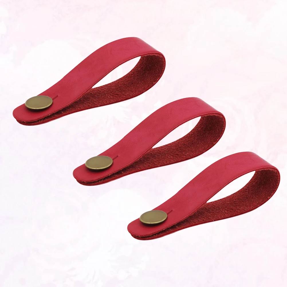 

3 Pcs Guitar Strap Holder for Acoustic Guitar Neck without Button Fit Under Strings Ukulele Accessory