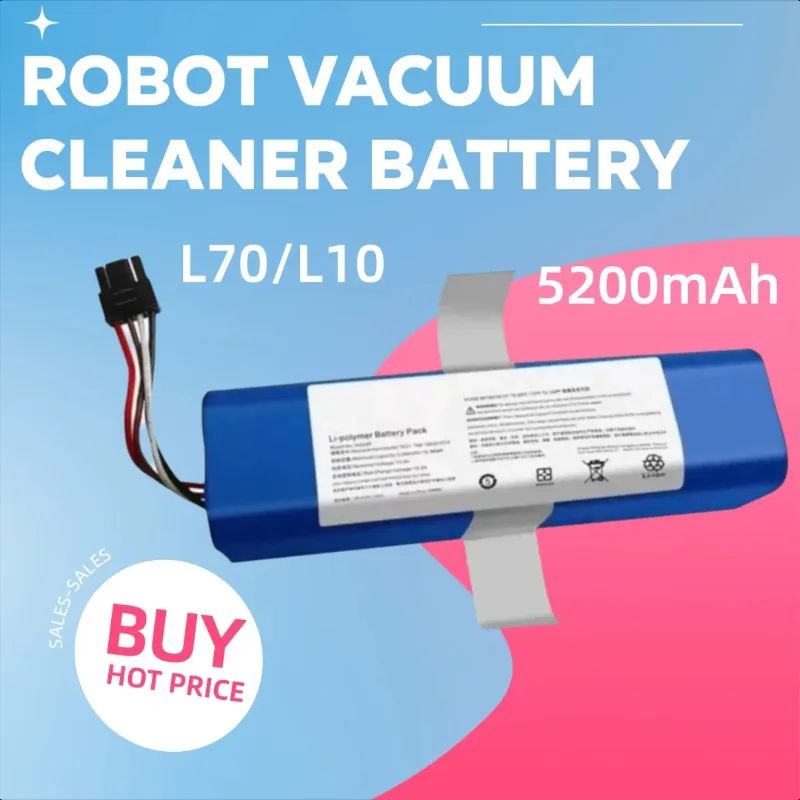 

5200mAh for Eufy Robovac L70/L10 High-capacity Robot Vacuum Cleaner Battery