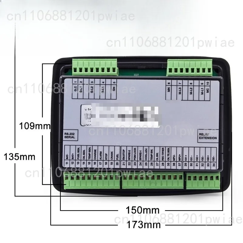 Copie du contrôleur de groupe électrogène Diesel DKG307, panneau de commande Compatible DKG-307