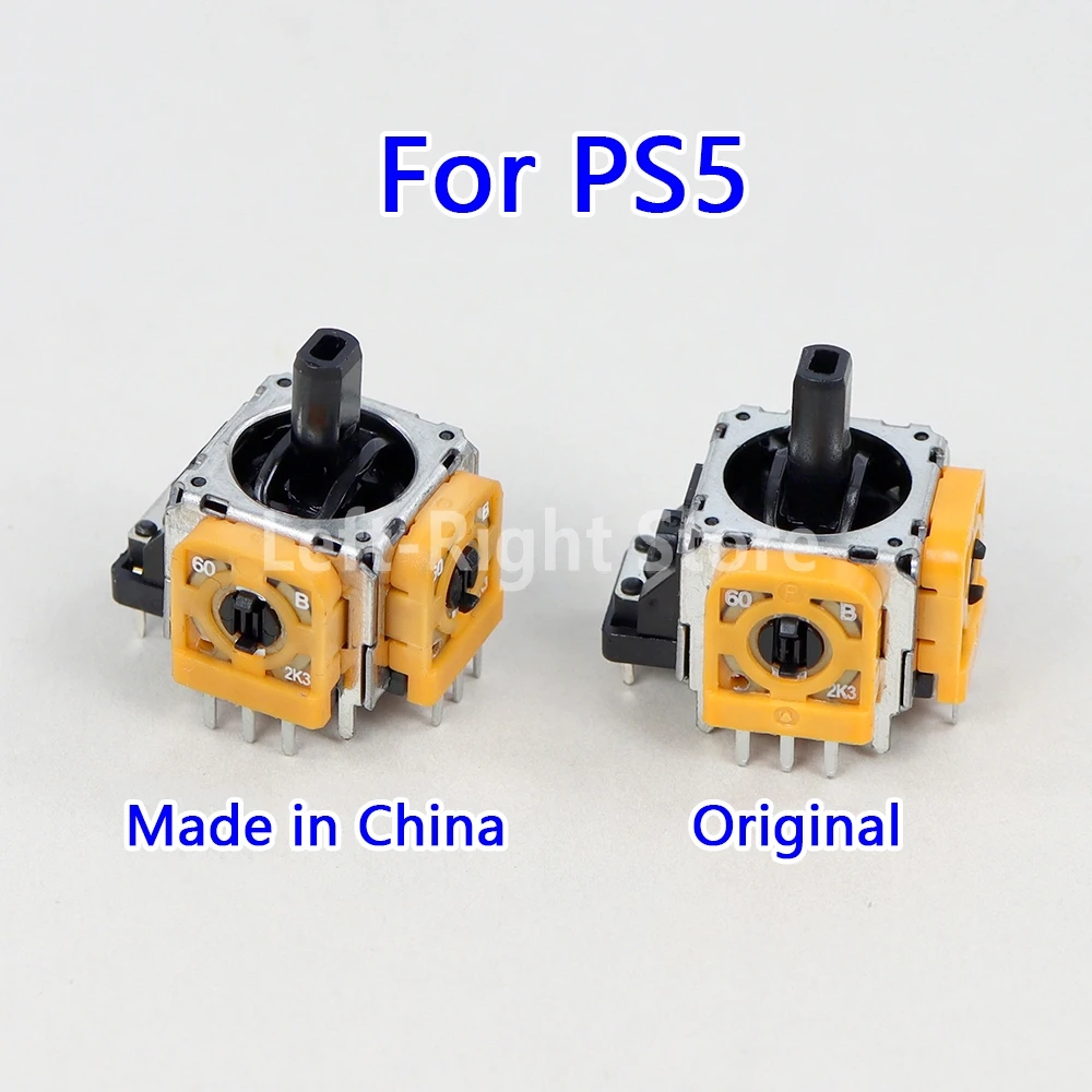 20PCS For PS5 2.3K Yellow 3D Analog For Playstation 5 Controller Joystick Sensor Module Potentiometers