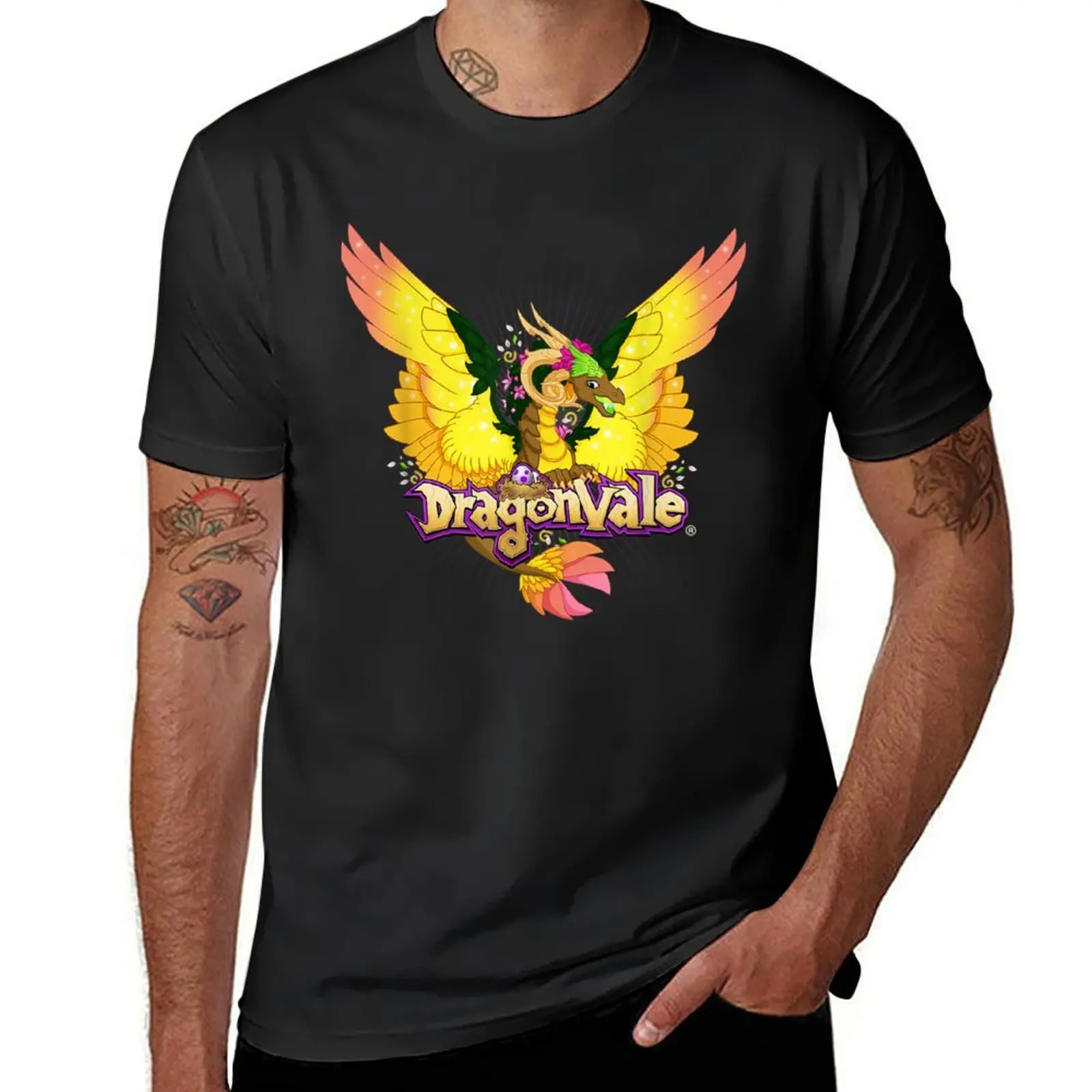 

DragonVale Gaia the Legendary Nest Dragon T-Shirt tees vintage mens graphic t-shirts hip hop