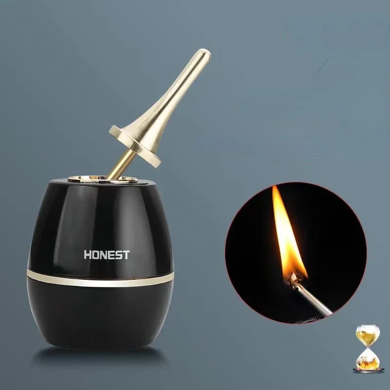 Honest Metal Personalized Oil-electric Hybrid Match Igniter Desktop Kerosene Lighter Windproof Arc Electronic Cigarette Lighter