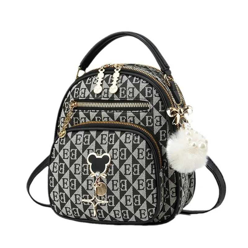 

Женский стильный рюкзак 2025 года, трансформируемая сумка на плечо, большая вместительная сумка для хранения косметики для телефона, водонепроницаемый повседневный уличный рюкзак