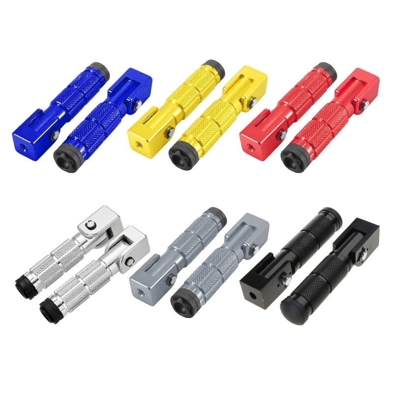 

U90C Aluminum Foot Peg Motorcycle 90° Fixed Folding- Front Rear Footrest Pedal