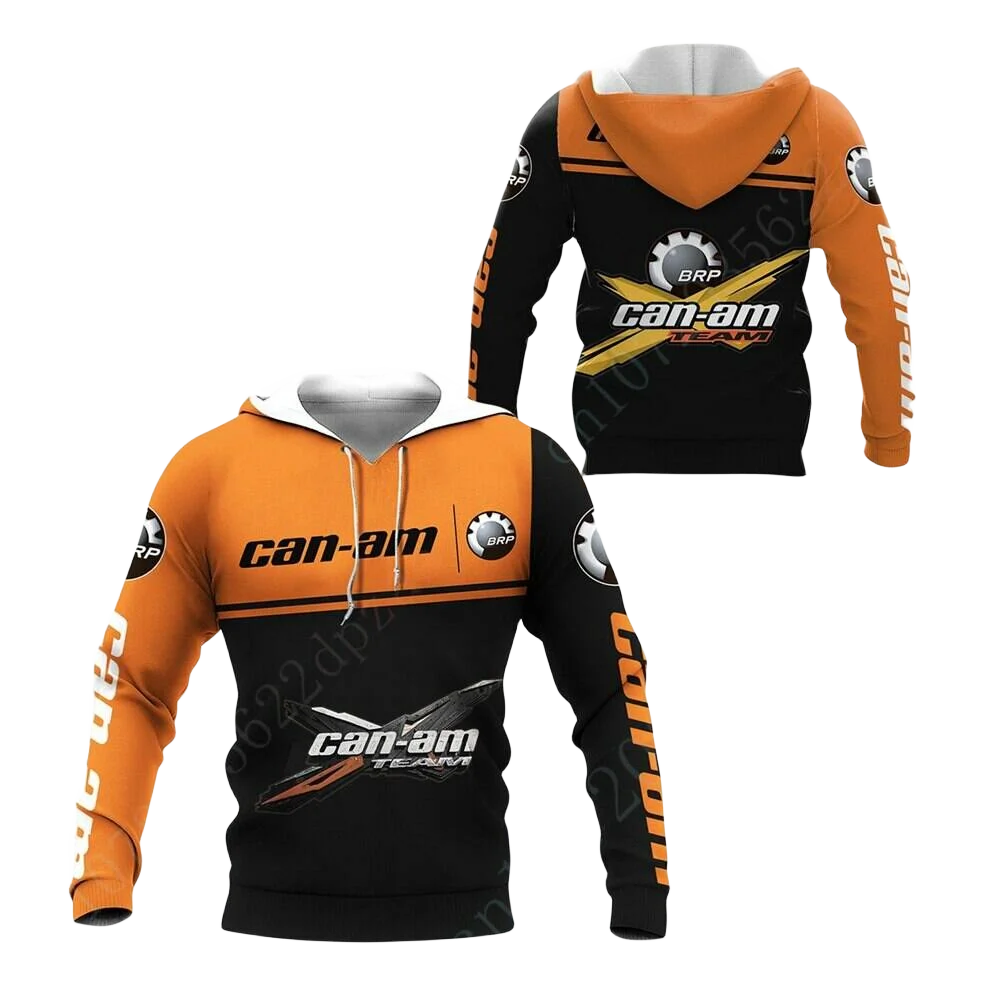 Men's Fashion 3D Snow Off Road Motorcycle Pattern Hoodie Spring and Autumn Outdoor Sports Mountain Off Road enthusiast Pullover