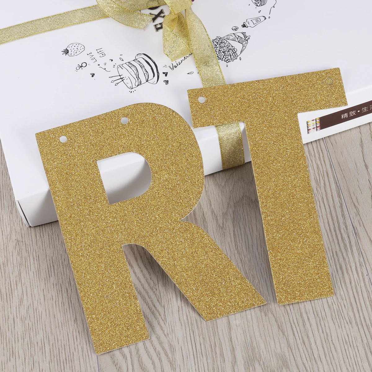 

3 Meters Glitter Just Married Letter Bunting Banner Wedding Engagement Party Decorations Photo Booth Props Paper