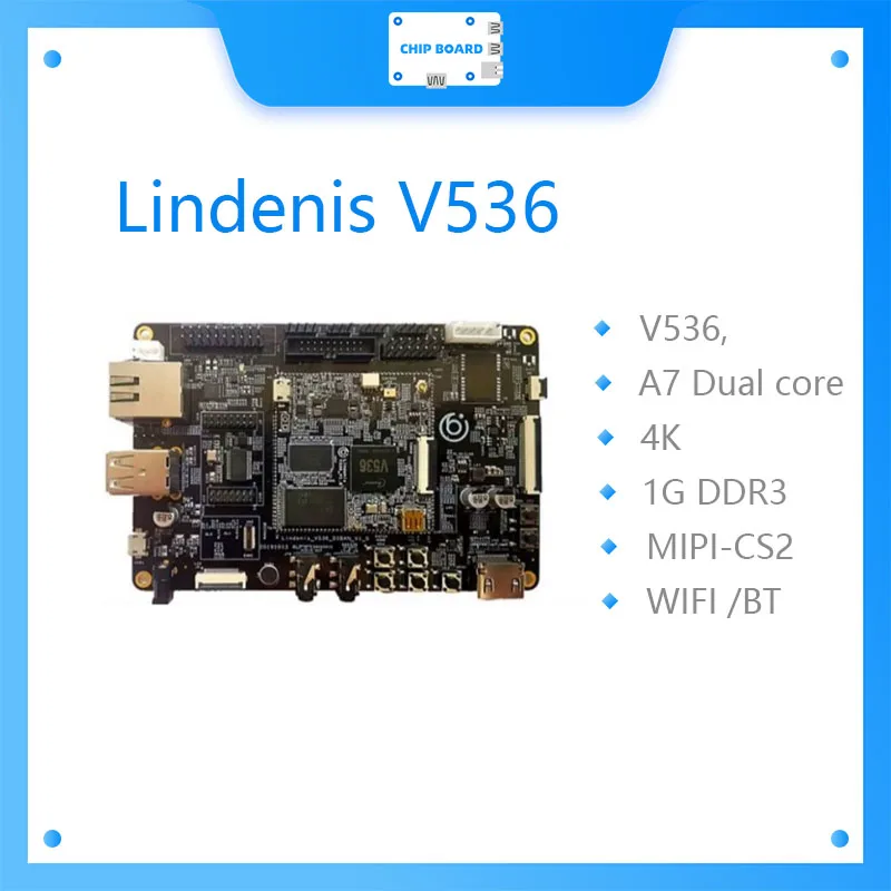 V536 Artificial Intelligent Video Processing Development Board, Allwinner , A7 Dual Core, 4K