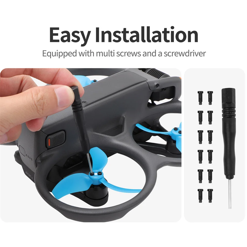 مروحة شفرة بديلة لـ DJI Avata 2 ، قطع غيار ، ملحقات مروحية ، طائرة بدون طيار ، 4 من من من من من من نوع DJI Avata 2