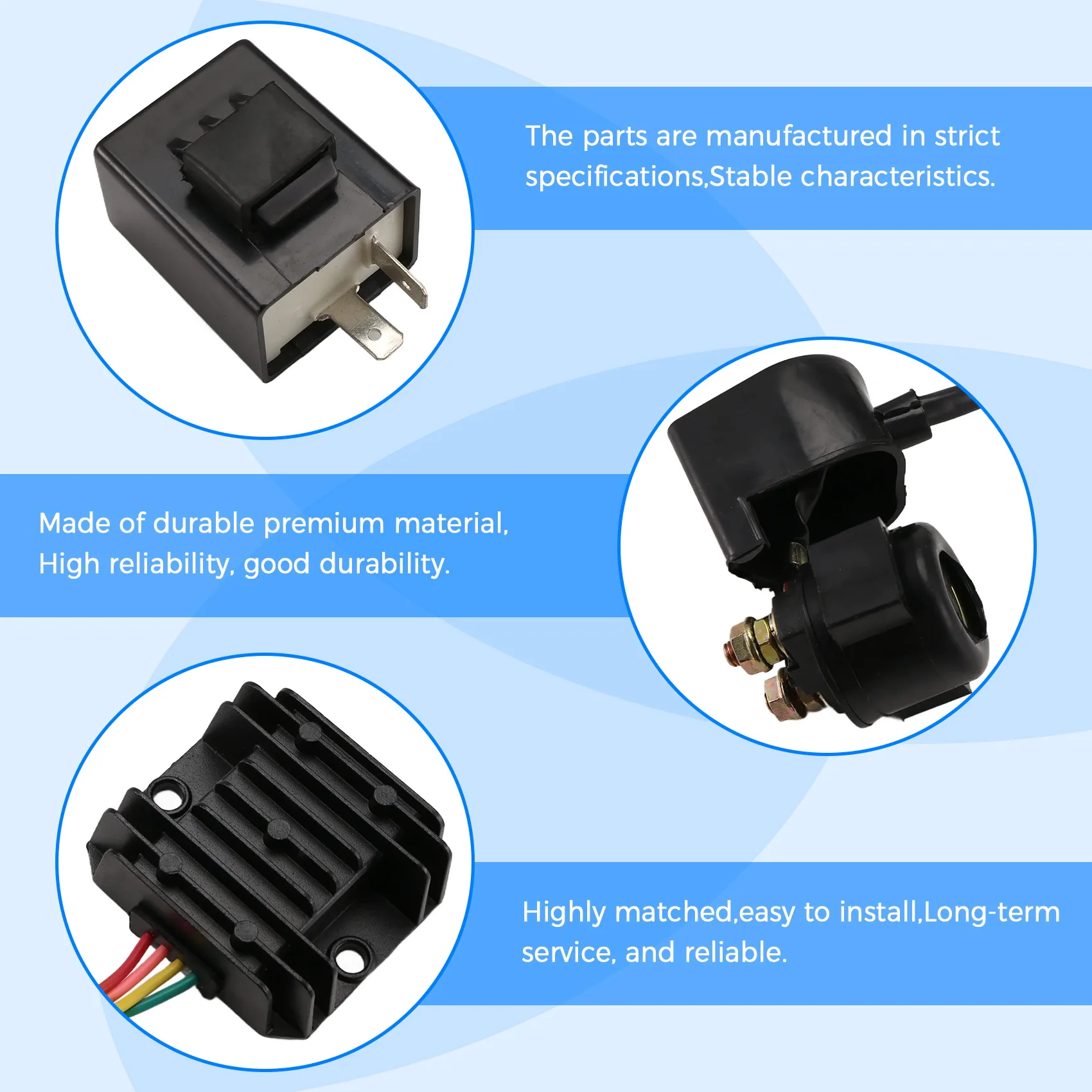 

Motorcycle Electrical Wiring Harness Wire Cable For Honda Jiling Lifan CG125 ZJ125 CDI Regulator Starter Ignition Coil