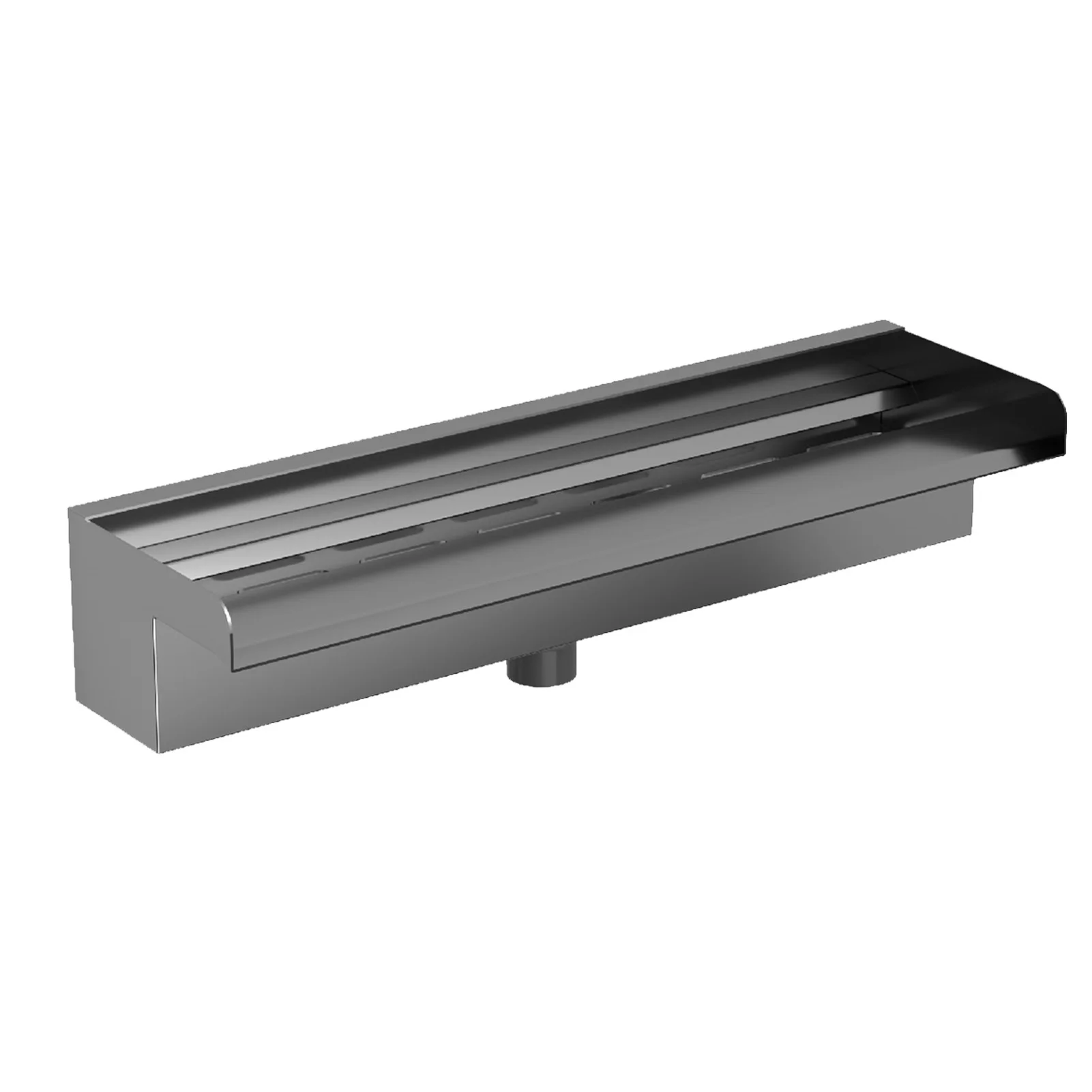 بركة شلال، مدخل سفلي أو خلفي، صنبور مياه من الفولاذ المقاوم للصدأ، سهل التركيب، فتحة كبيرة لمناظر الشرفة #1