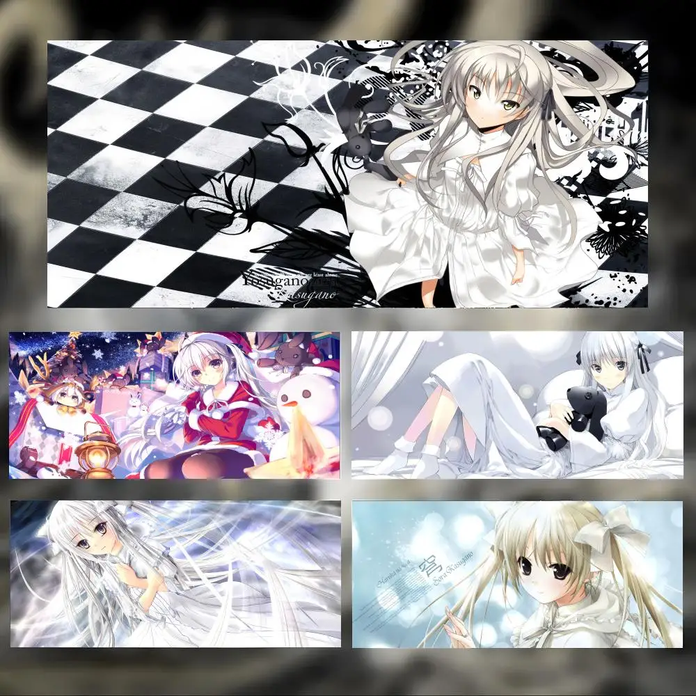 

Коврик для мыши Anime Romance Y-Yosuga no Sora, большой игровой коврик для мыши с прошитыми краями, утолщенный настольный коврик для ПК