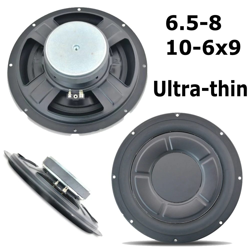 High power 8-inch 10 inch 6X9 inch subwoofer ultra-thin subwoofer 100W 4ohm