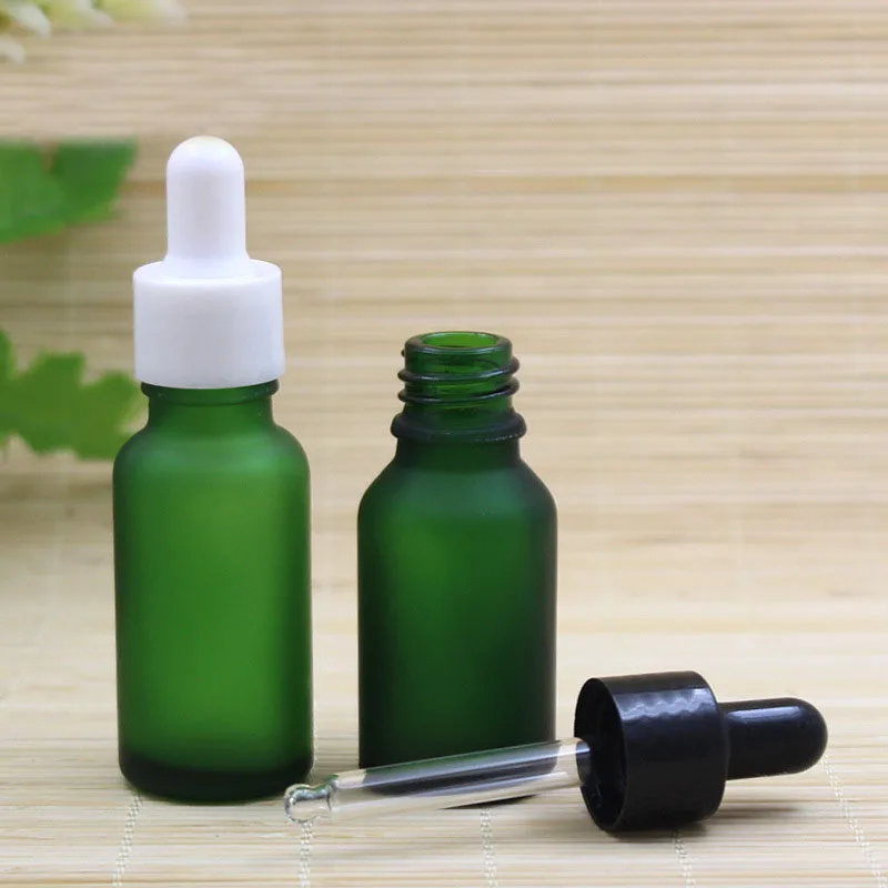 10ml blue/clear/green/brown glass bottle for essential oil moisture liquid serum complex recovery skin care cosmetic packing