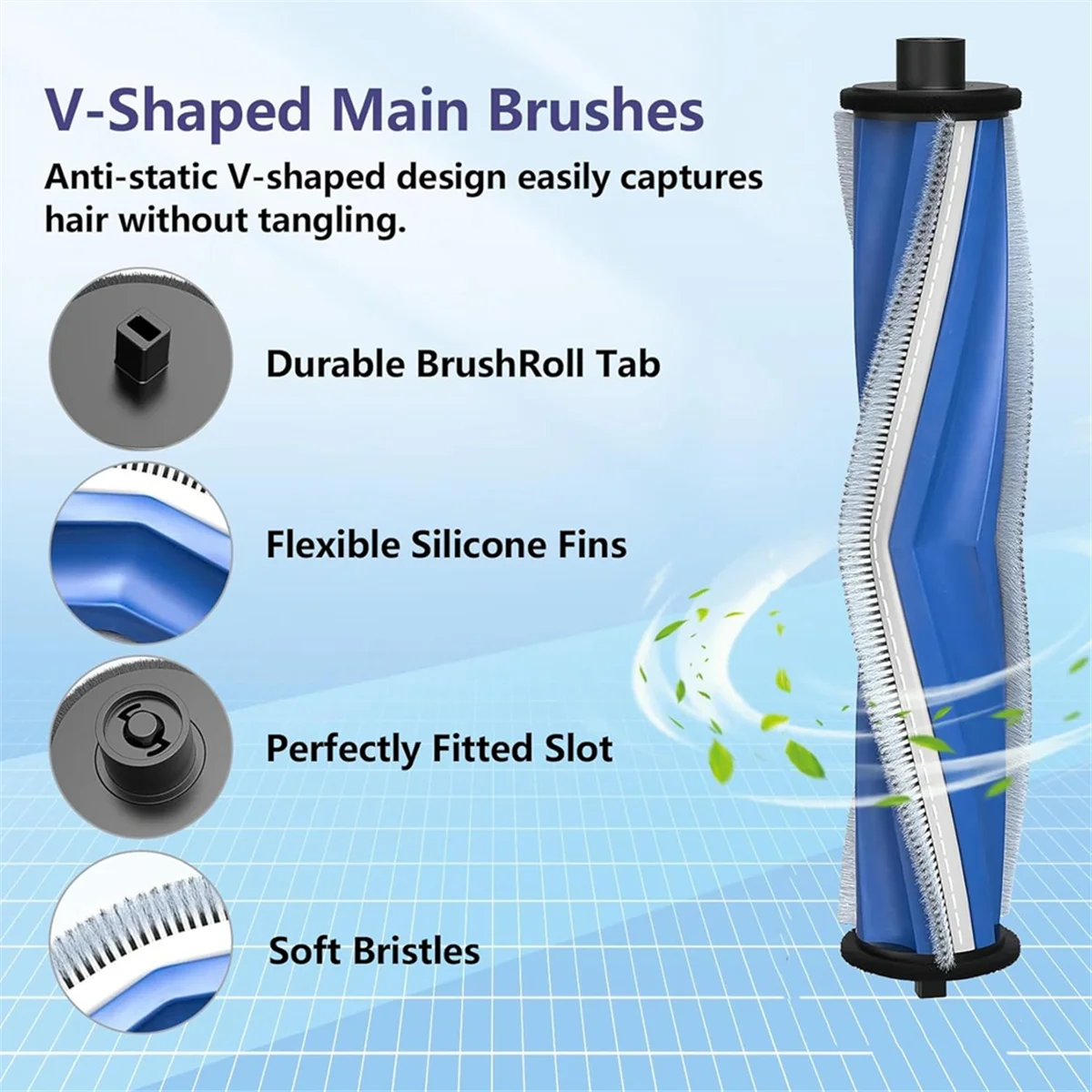 Für ECOVACS Deebot T30S Omni/Max/Pro, T30S Max Roboter Staubsauger Hauptseite Bürste Hepa-Filter Mopp Tuch Taschen