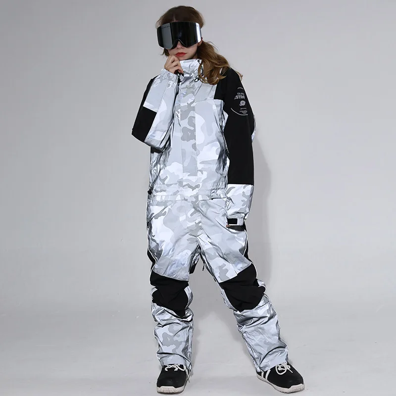 Ski Suit for Women and Men, Snowboarding Clothing, Adult Coverall, Winter Jacket and Pant, Ice Snow Bodysuit, Jumpsuits, 15K