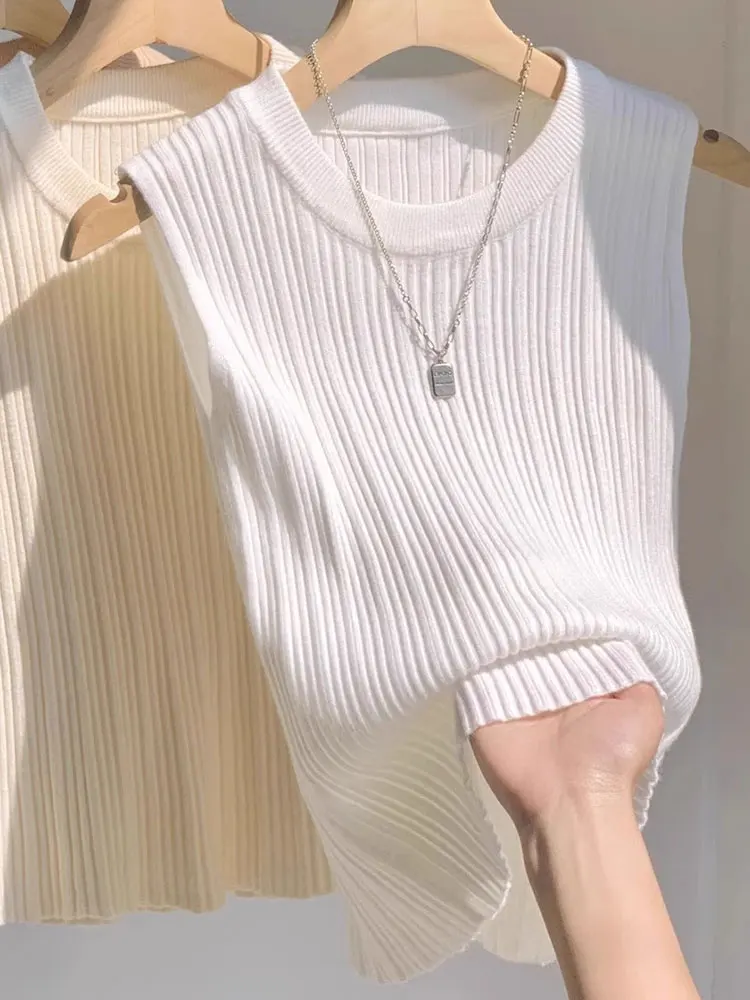 شيك محبوك سترة Svel عادية تخفيف الراقية الإحساس ملابس داخلية الخريف الشتاء Sle قاعدة irt الشعرية لين العلامة التجارية