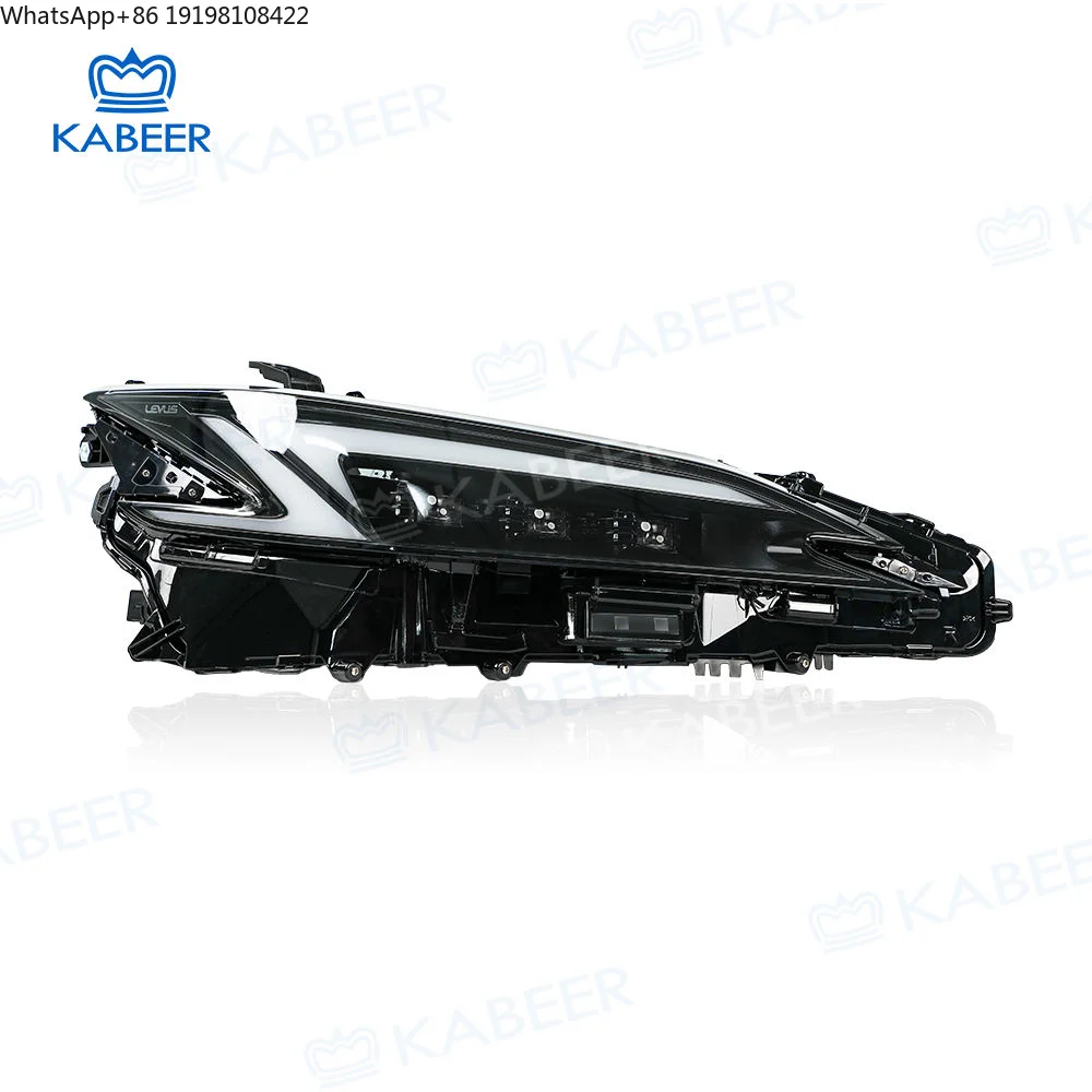 2025 Modified ES  Headlight for ES200 ES250 ES300h ES350 2018 2020 Xenon Upgrade Modify to 2025 Triple Lens Version Headlamp