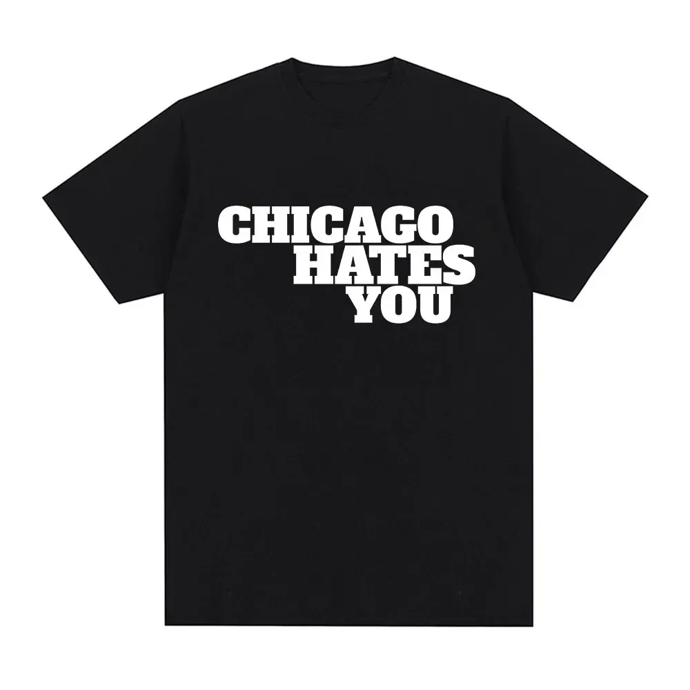 

Rapper Chief Keef Chicago Hates You Same T-shirt Women's Fashion Hip Hop Oversized T-shirt Casual Short Sleeve T-shirt