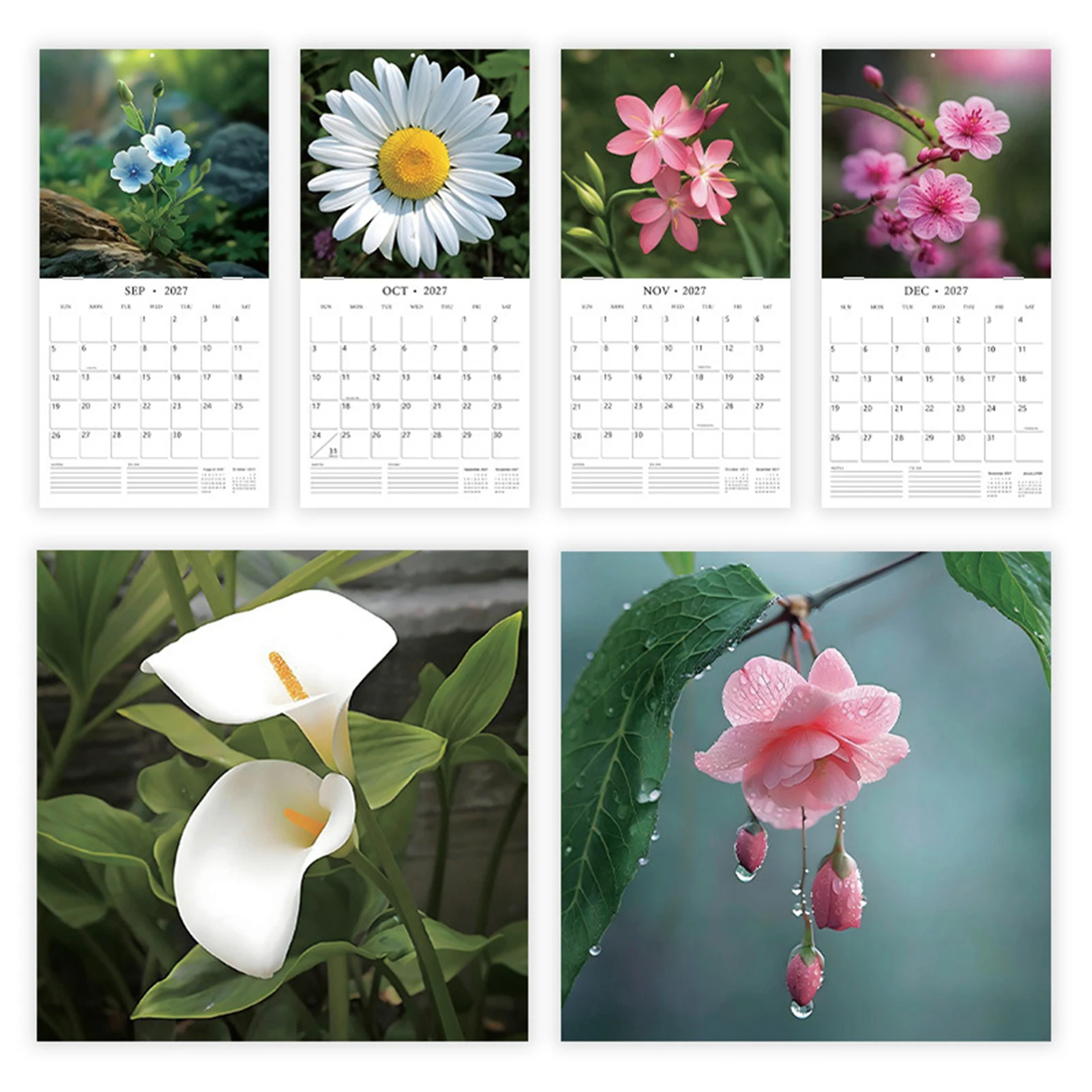 Home Office Wallpaper - Calendrier mural 2027 de 12 pages
