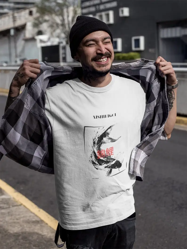 Japanese Shirt With Vintage Graphic For Your Streetwear Outfit, Japan Unisex T-shirt For Harajuku Lovers, Street Wear Clothing