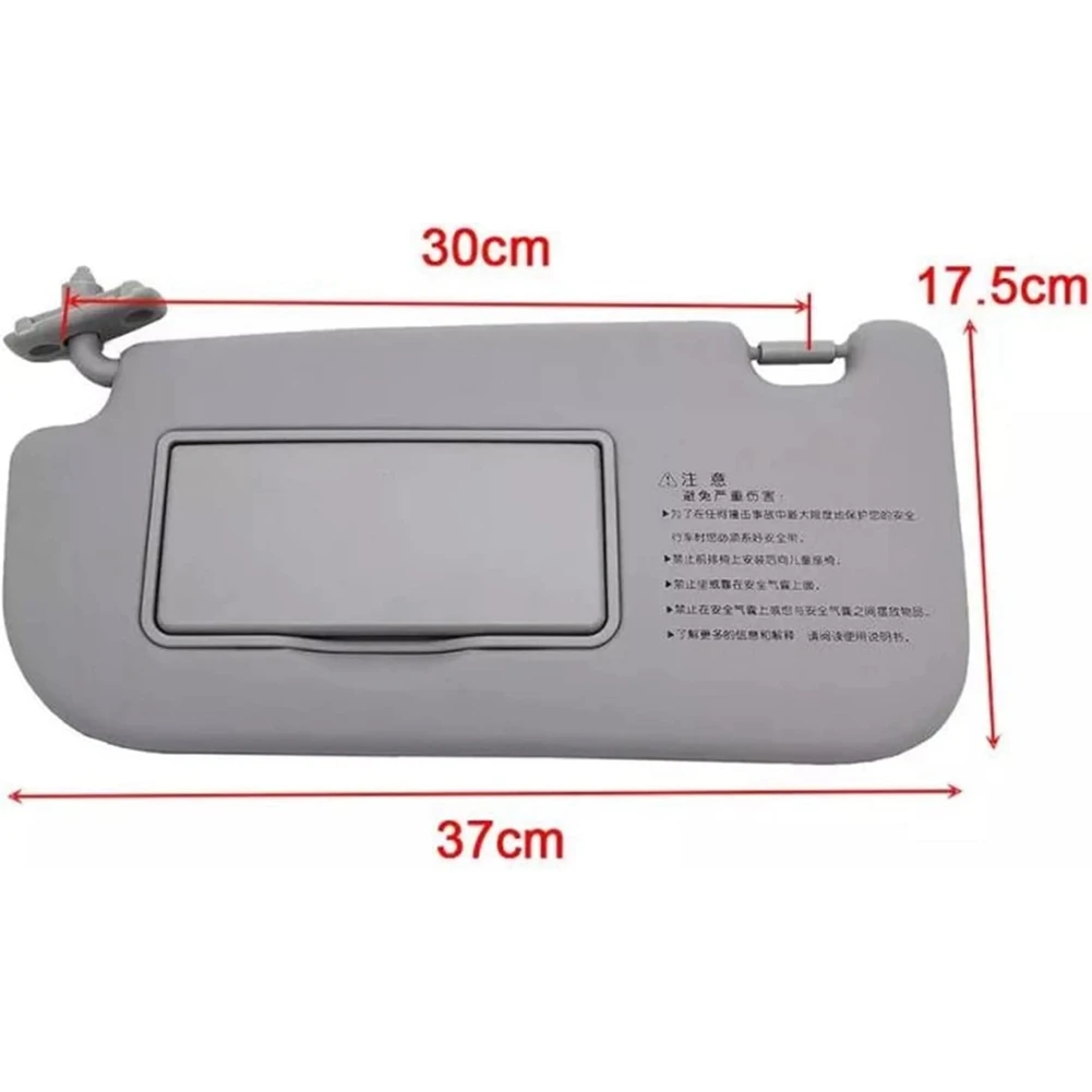 Car Sun Visor with Make-Up Mirror for KIA Sportage 2005-2010 Front Interior Driver Passenger Side