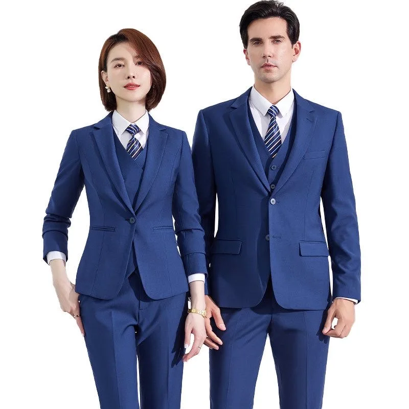 44 Men's groom wedding dress handsome men's trendy Korean suit