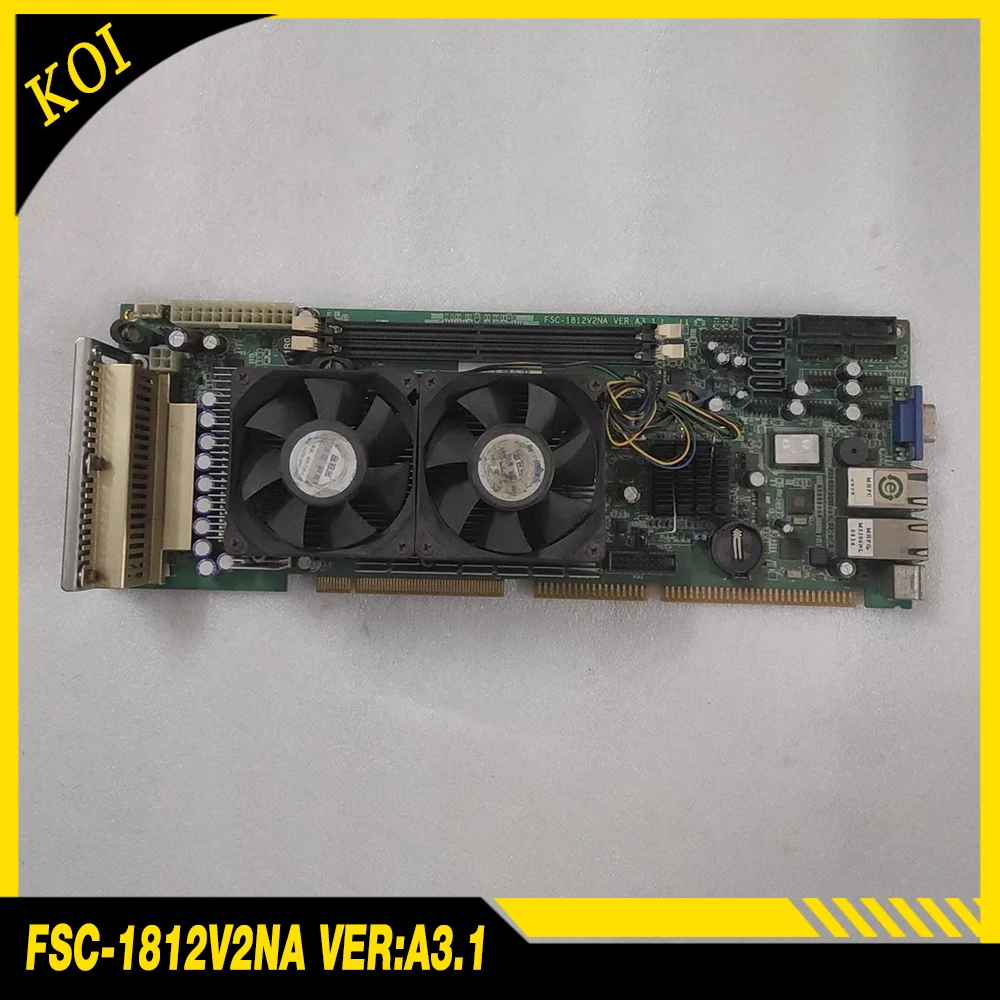 Original For EVOC Dual Network Port Industrial Control Computer Motherboard FSC-1812V2NA VER: A3.1