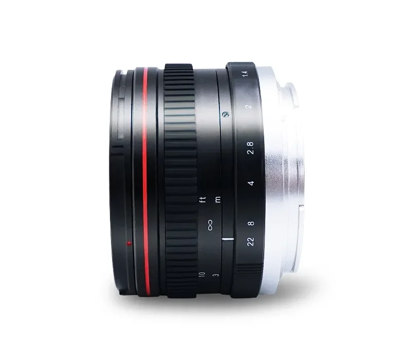 50mm F1.4 Fixed Focus Full Frame Prime Lens for Canon and Nikon Camera