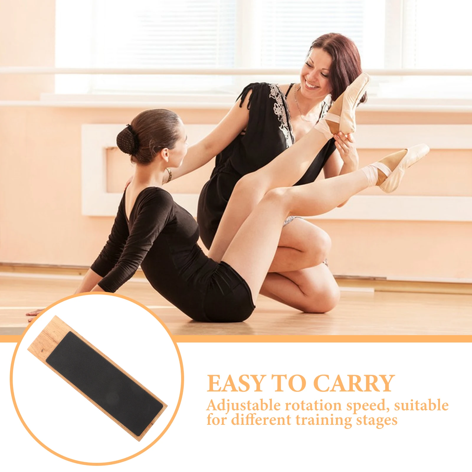 Rotary Plate Training Equipment Ballet Dance Balance Board Figure Skating Spinner Portable Adjustable Speed Stability Stretching