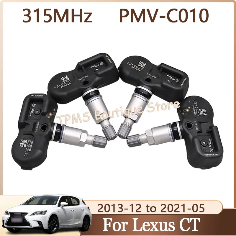 

Система датчиков автомобильных шин TPMS Sensor PMV-C010 PMVC010 4 шт. 315 МГц для Lexus CT ES GS GX IS LS LX NX RC RX Series