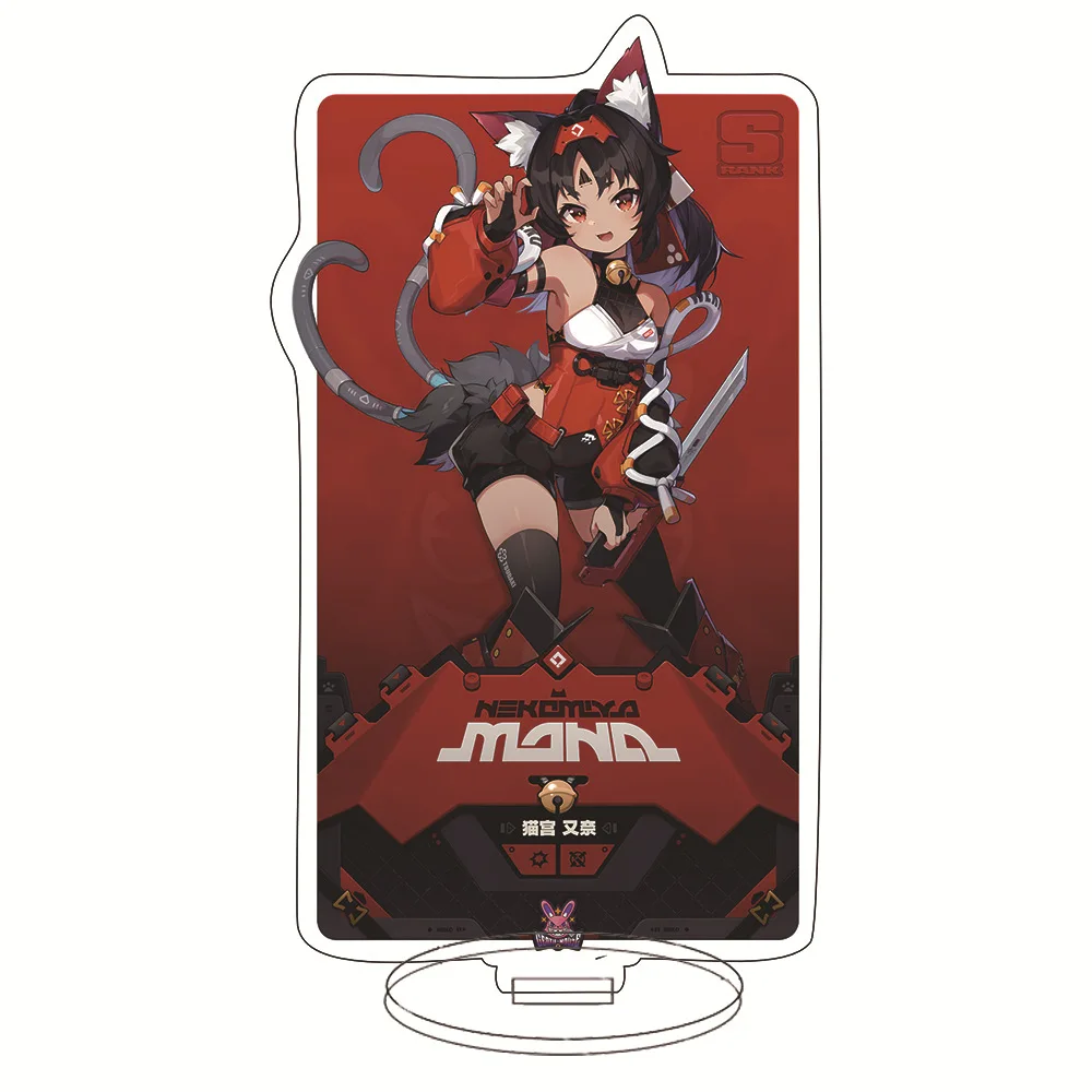 Game Cartoon Anime Zenless Zone Zero Acrylic Stand Figures Mana Nekomiya Nicole Anby Demara Cosplay Action Model Desk Decor Gift