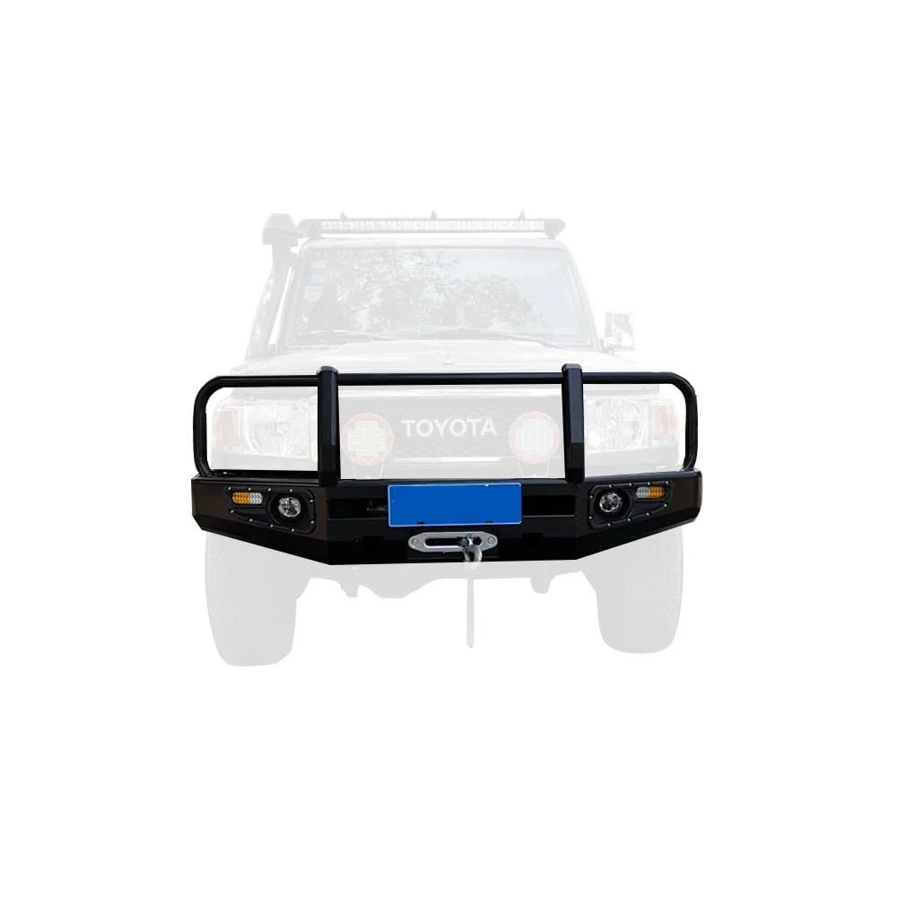 

NEW Toyota LC79 Auto Parts and Accessories Winch Bull Bar Front Bumper Rear Bumper with Tire Carrier Jerrycan Holder