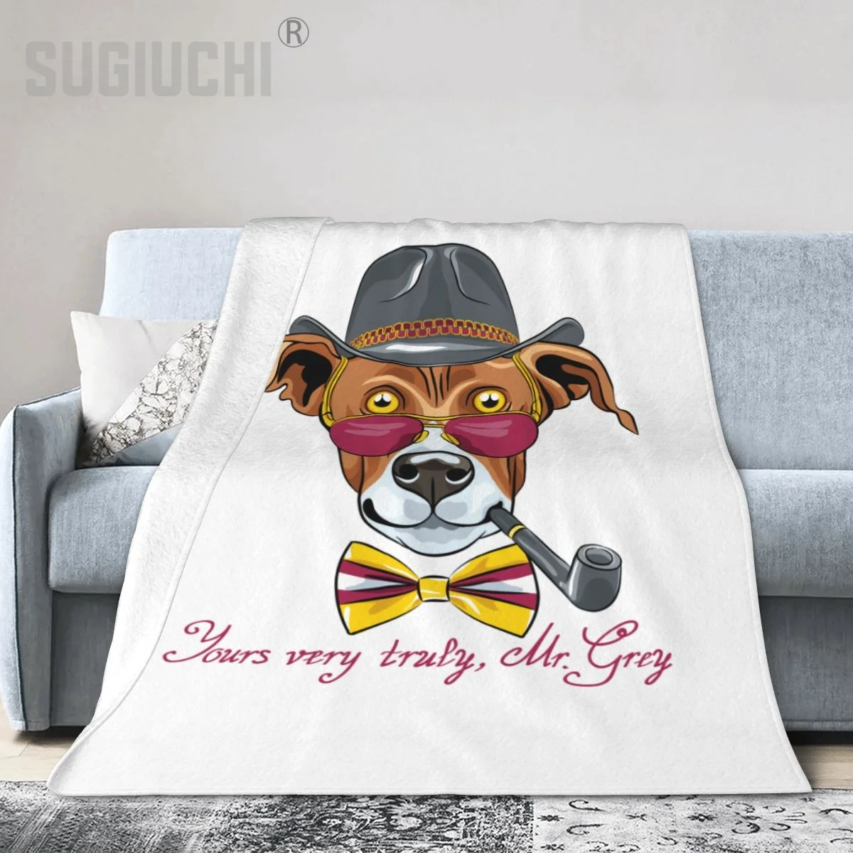 St. Bernard Golden Retrievers Doberman Pinschers Shepherd Labrador Huskies Poodles Samoyed Chihuahua Dog Blanket Single flannel