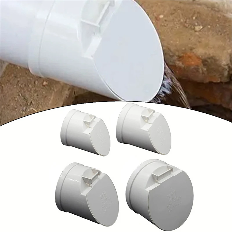50mm Drain Pipe Floor Drains Sewage Pipe Large Displacement Anti Odor Anti-rat Cover Septic Tank Outdoor Pipe Valve