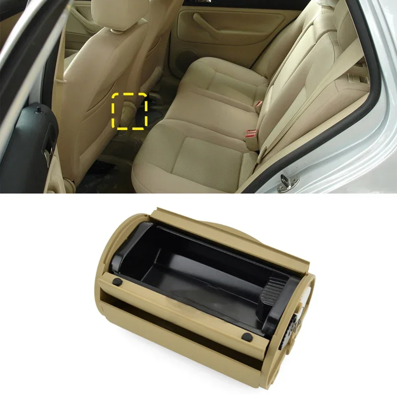 Car Rear Ashtray Bin Ash Tray Side Caps Ashtrays Auto Storage Box For VW Bora Jetta Golf 4 Mk4 1998-2004 1J0857962H 1J0863359E