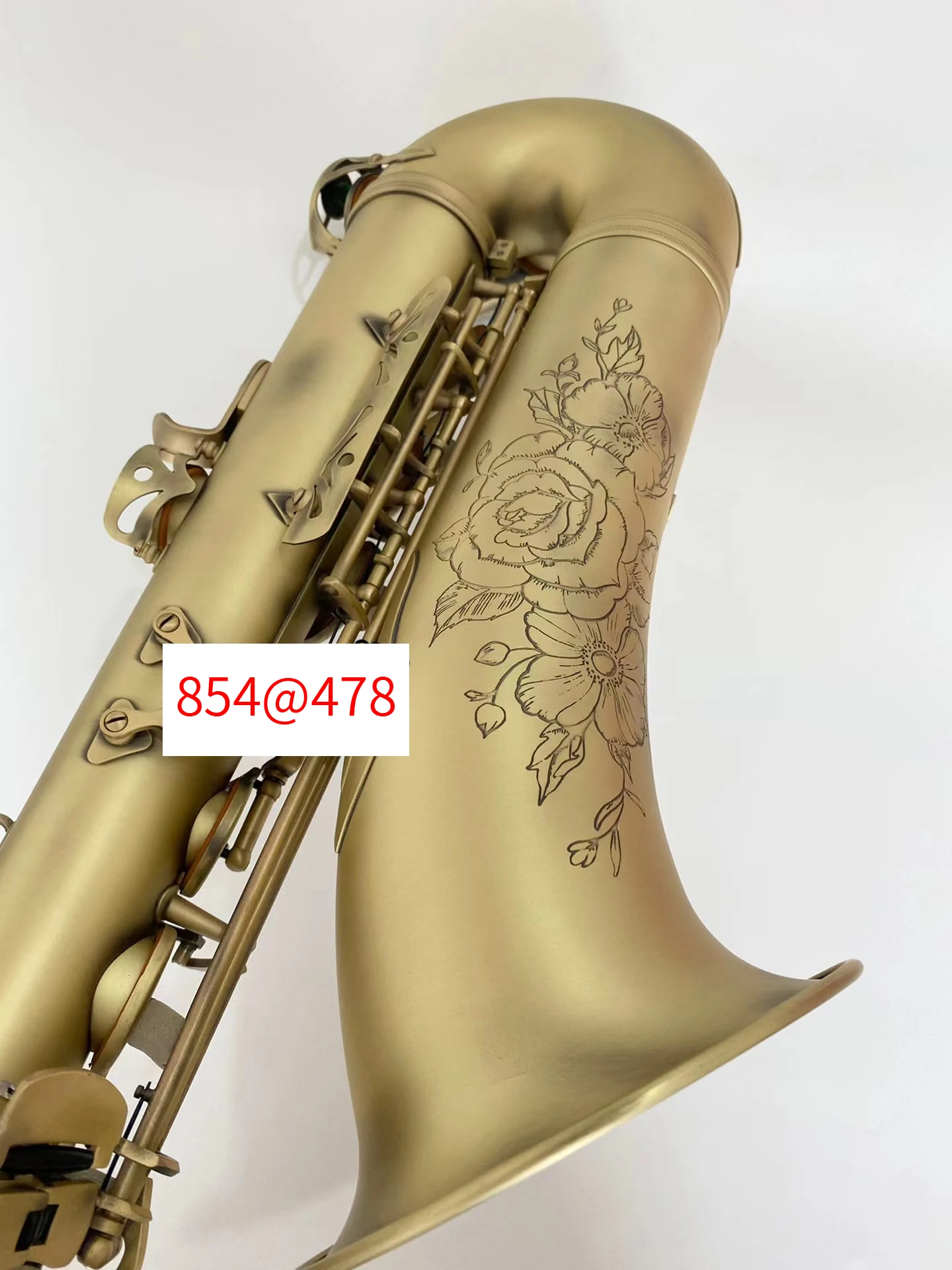 B-flat professional Tenor saxophone European matte craft engraving classic pattern professional-grade tone jazz instrument