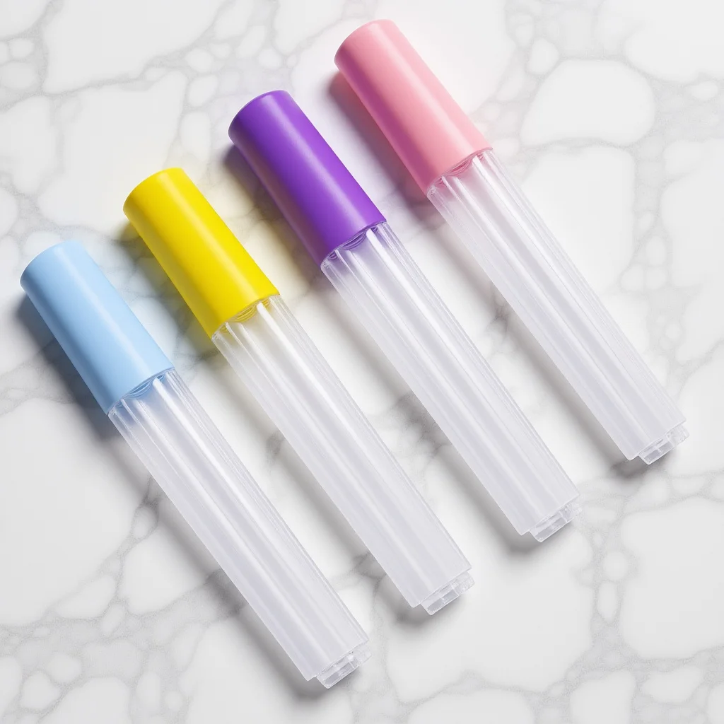 

4Pcs Needle Organizer Tubes Transparent Plastic Sealed Bottles Large Size Lightweight Durable Needle Storage Holders for Crafts