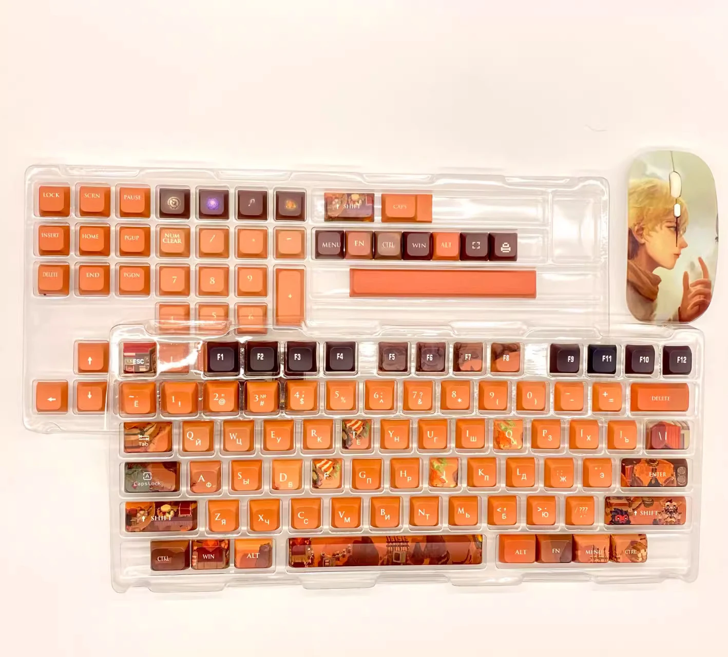 

Smoothie GMK theme series XDA, MOA cross shaft 118 pcs suitable for 61~ 104 supplementary keycaps rich