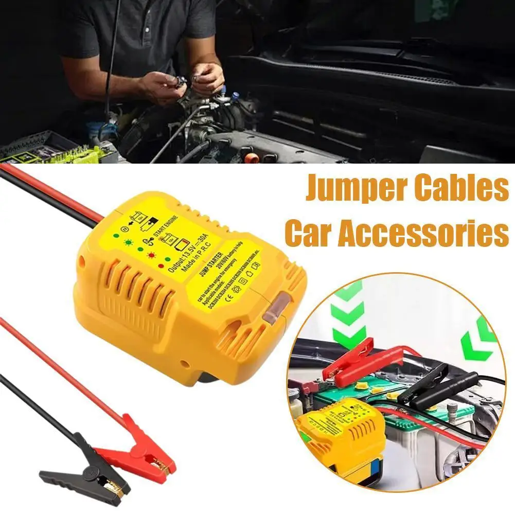 Jumper Cables Car Using Tool For Makita 18v Li-ion Battery Bl1830 Bl1840 Bl1850 Jump Starting Adapter Auto Booster Cable S2f5