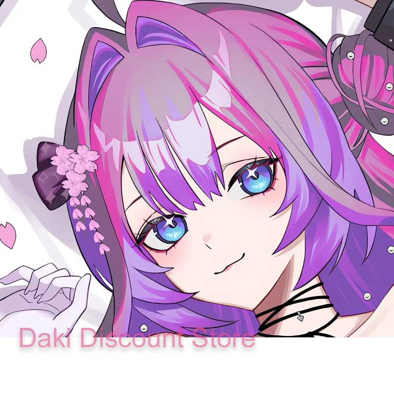 Dakimakura Anime Kikirara Vivi Vtuber Double-sided Print 2WAY Life-size Pillowcase Gift Body Pillow Cover