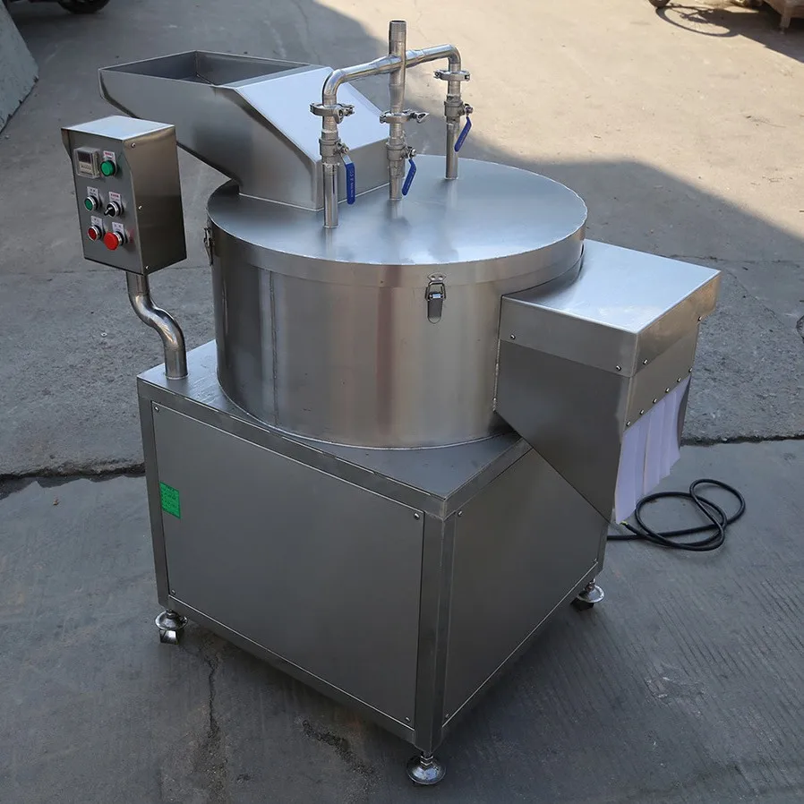 Commercial Fully Automatic Ginger Coconut Peeling Machine Kitchen Yam Tapioca Vegetable Cleaning Peeling Machine