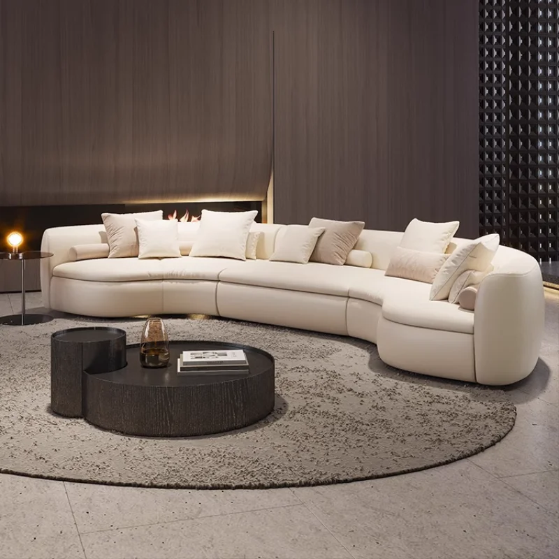 Office Modular Folding Sofa Living Room Couch Luxury Floor Sofa Leather European Divani Da Soggiorno Living Room Furniture MZY