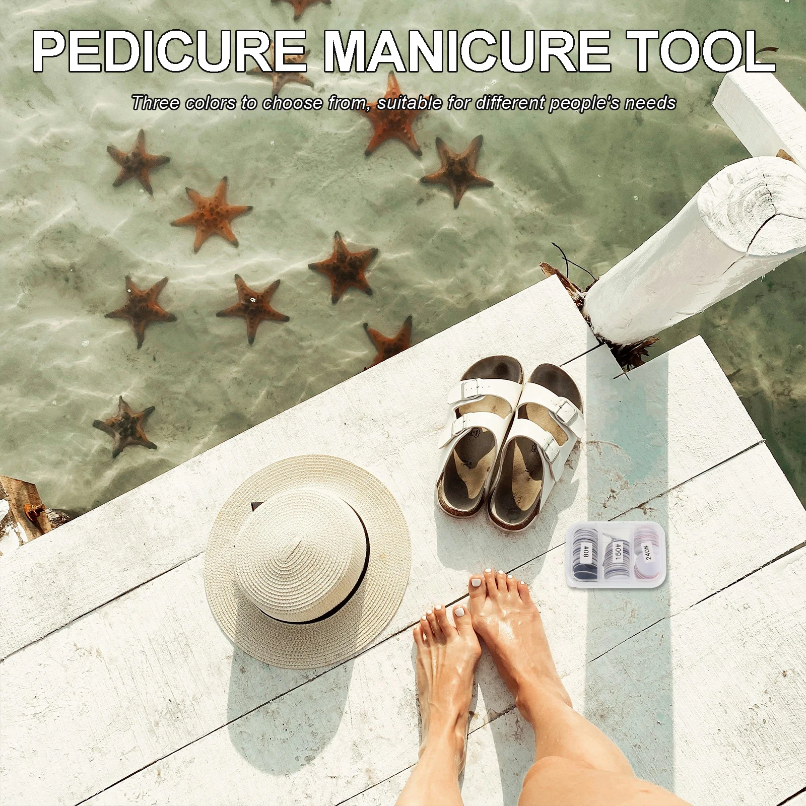 

Nail Art Sanding Discs Set Heavy Duty Callus Remover Pedicure Tools Electric Foot File Manicure Polishing Slices Grinder