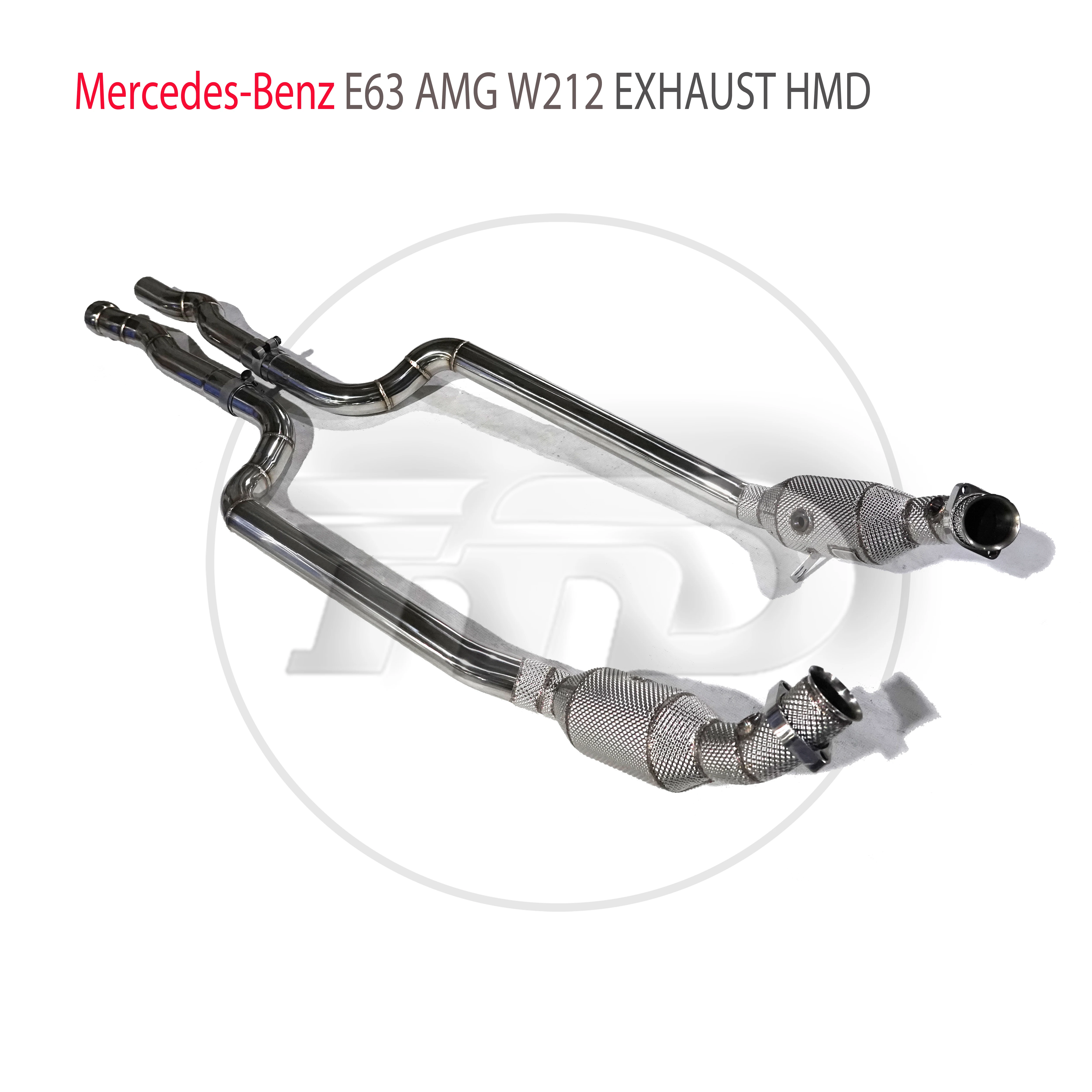 

HMD Exhaust System High Flow Downpipe for Mercedes Benz AMG E63 E63S CLS63 CLS63S Car Accessories With Catalytic Header